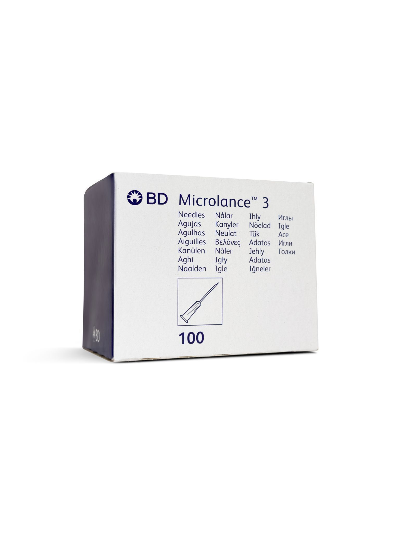 (x100) 27g BD Microlance Grey 0.5 (13mm)